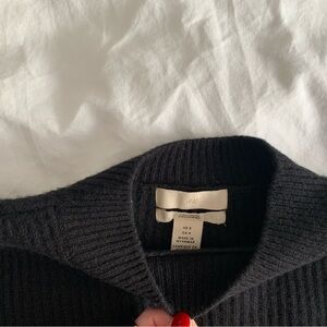 H&M Premium Black Cashmere Sweater, size S